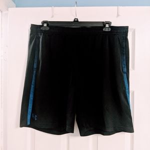Under Armour Athletic Basketball Shorts Loose Fit with Pockets Black Size 2XL